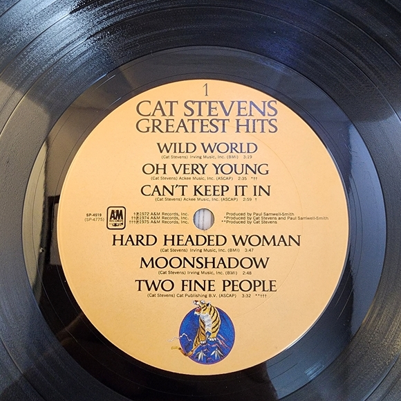 1975 Cat Steven's Greatest Hits Includes Full Color Poster Lyric Sheet - Picture 8 of 14
